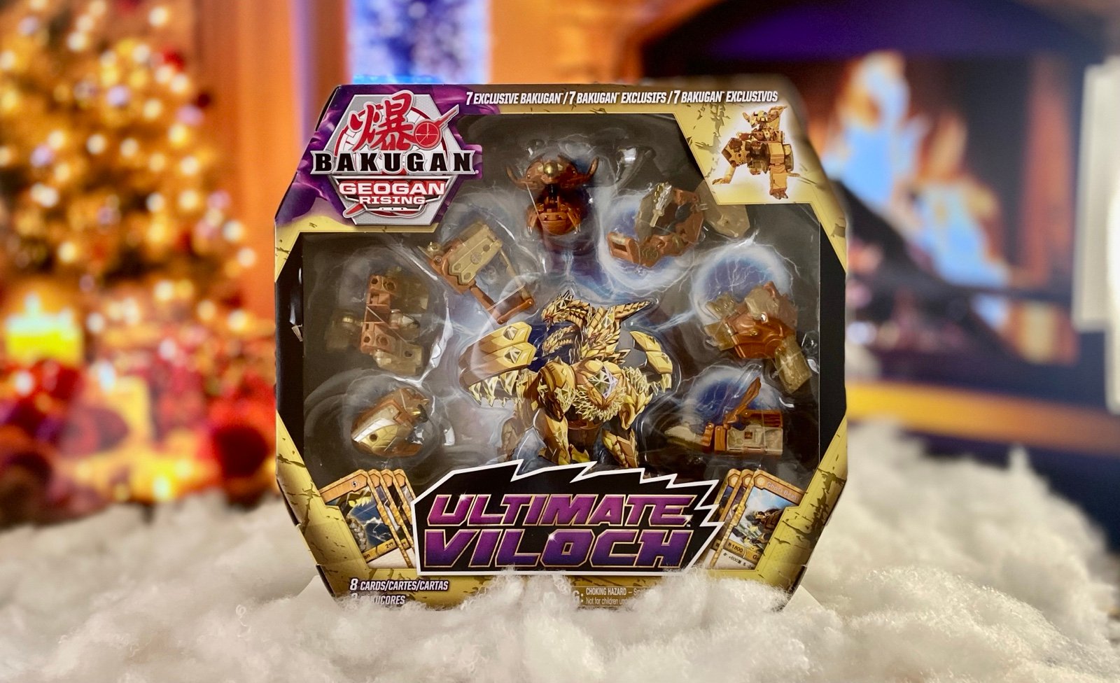 Bakugan Ultimate Viloch, 7-in-1 Exclusive Bakugan, Includes Enemy Combiner