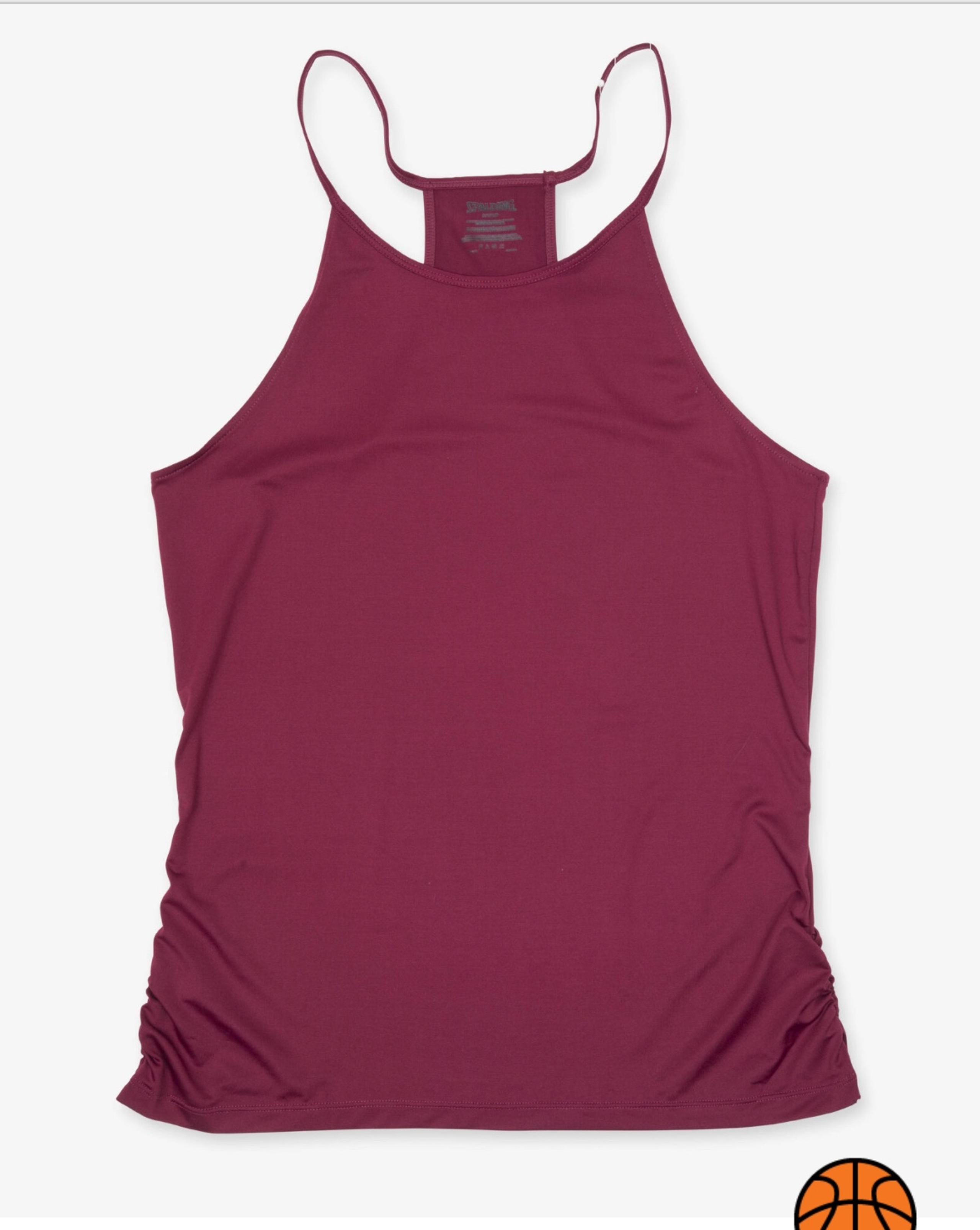 Spalding WOMEN'S SHIRRED SIDE TANK