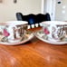 Vintage Johnson Brothers Friendly Village Tea Cup and Saucer Set Of 2 England
