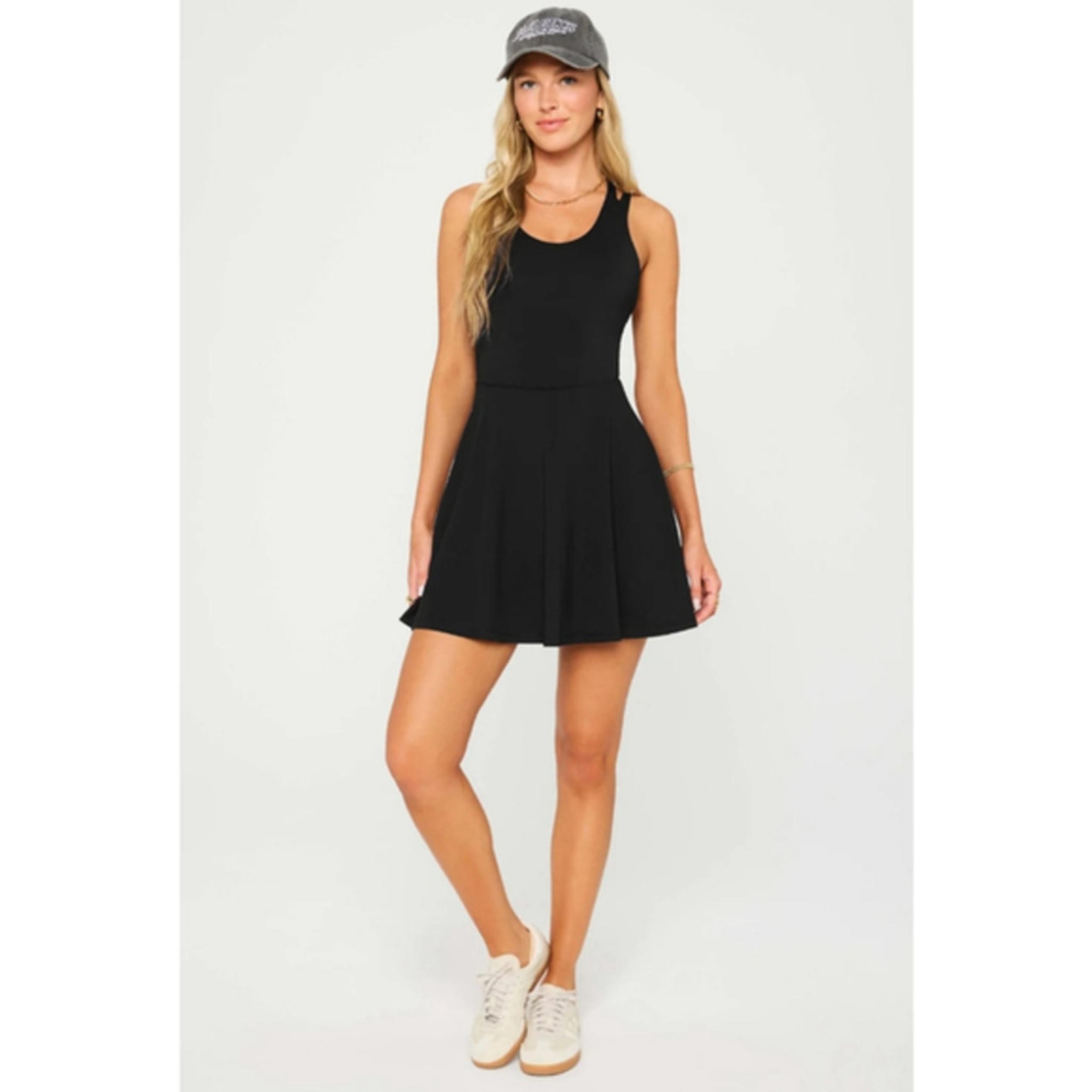 Fabletics Dress, Size Small, Black, Boost Performance Dress Mini