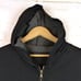 Bad Spirit Massimo Sabbadin Skull Hoodie Womens L Black Crossbones Sequins Italy