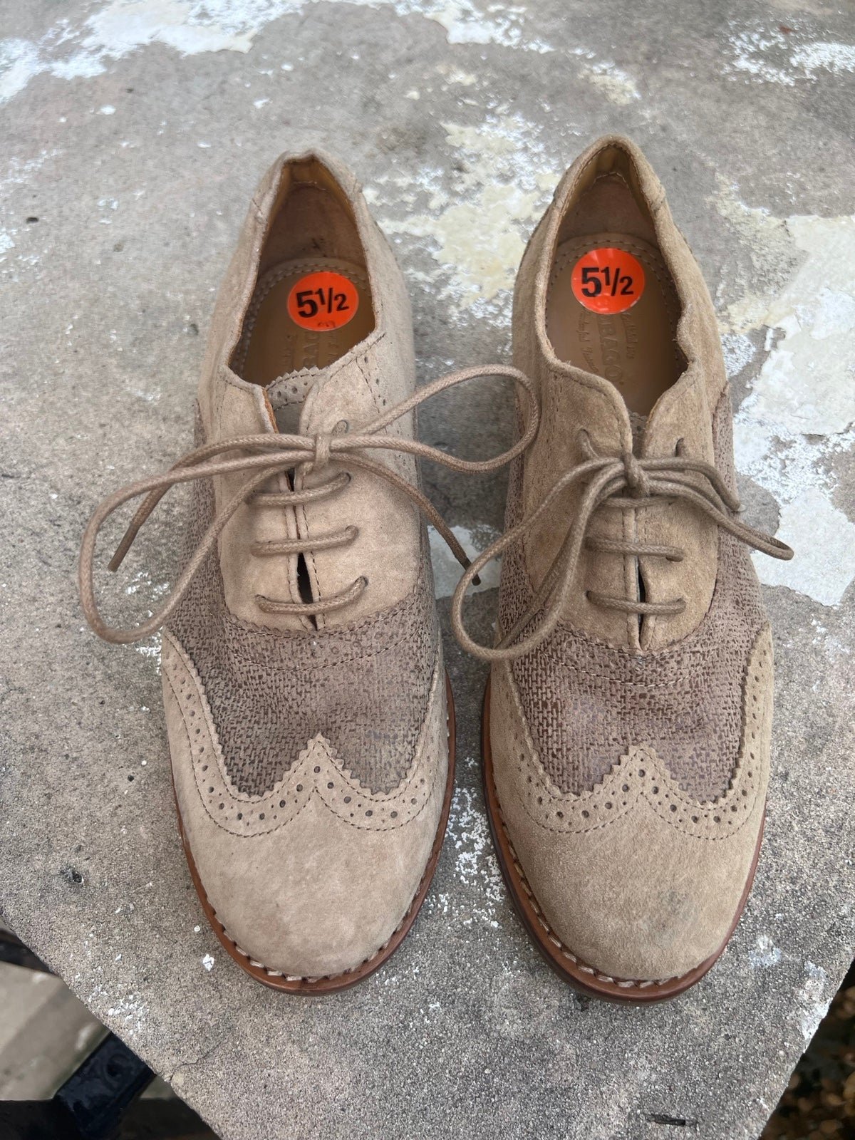Woman’s Sebago Whitmore Oxford Milkshake Lace Up 5.5