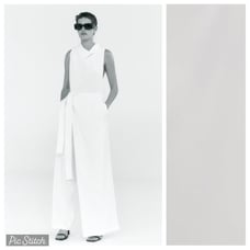 NWT. Zara White Sleeveless Wide-leg Jumpsuit. Size XL.