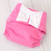 Pink & White One Size Cloth Diaper Cover