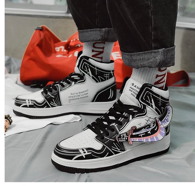one piece Zoro type sneakers anime shoes size 10