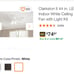 44in LED Clarkston II Reversible Indoor Ceiling Fan