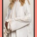 NWT POL French Terry Urban Chic Hoodie Criss Cross Laced Sleeves
