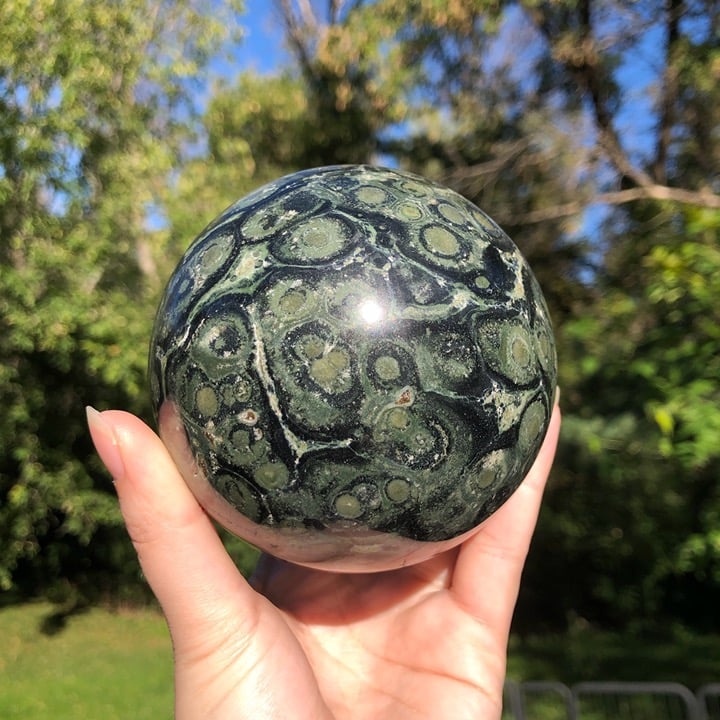 Kambaba jasper Sphere