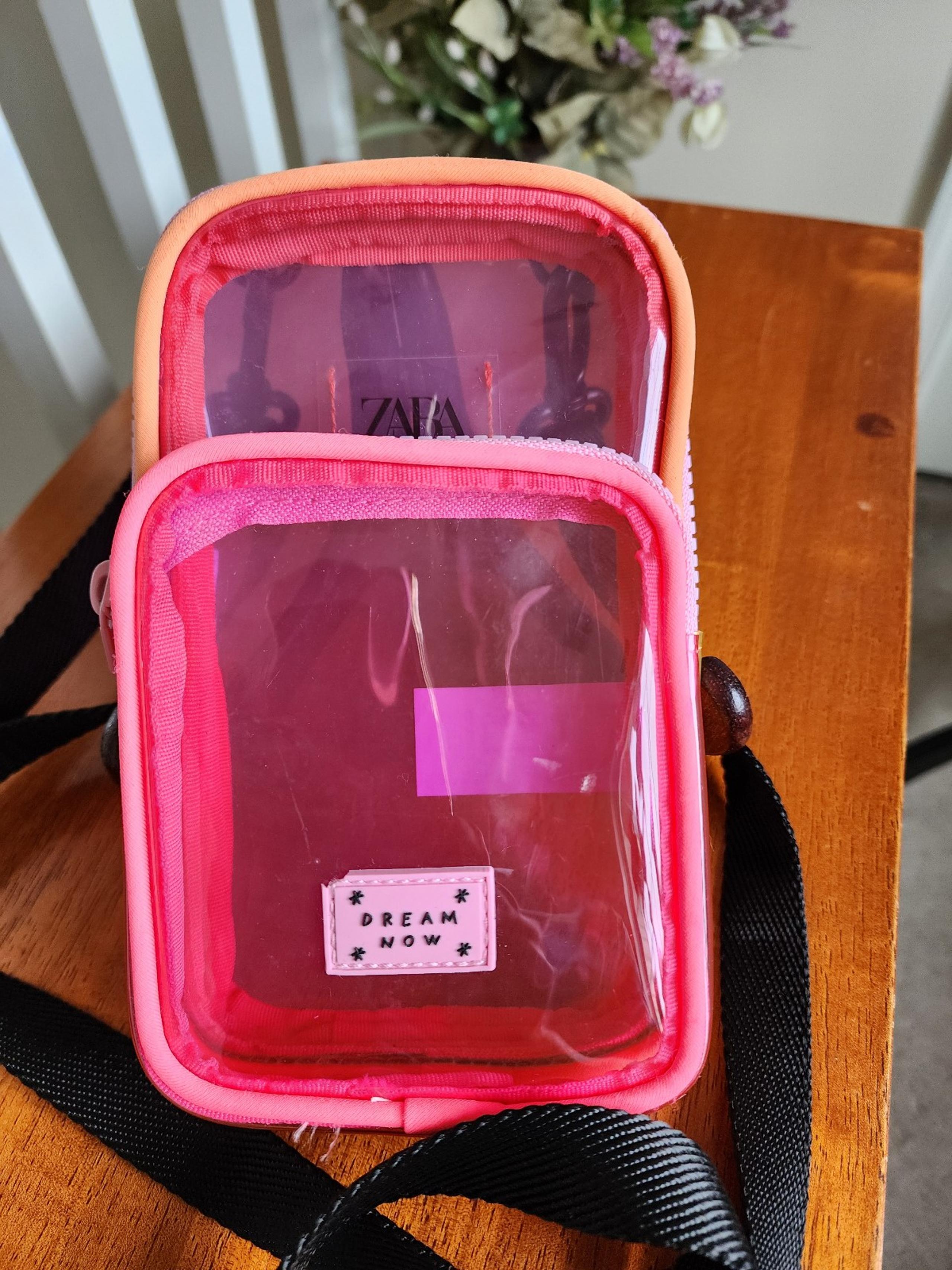 Zara crossbody clear bag, Dream Now