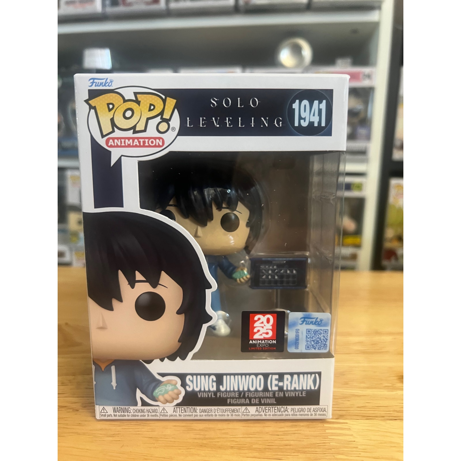 NEW IN HAND EXCLUSIVE Sung Jinwoo (E-Rank) Funko Pop #1941 Solo Leveling Anime