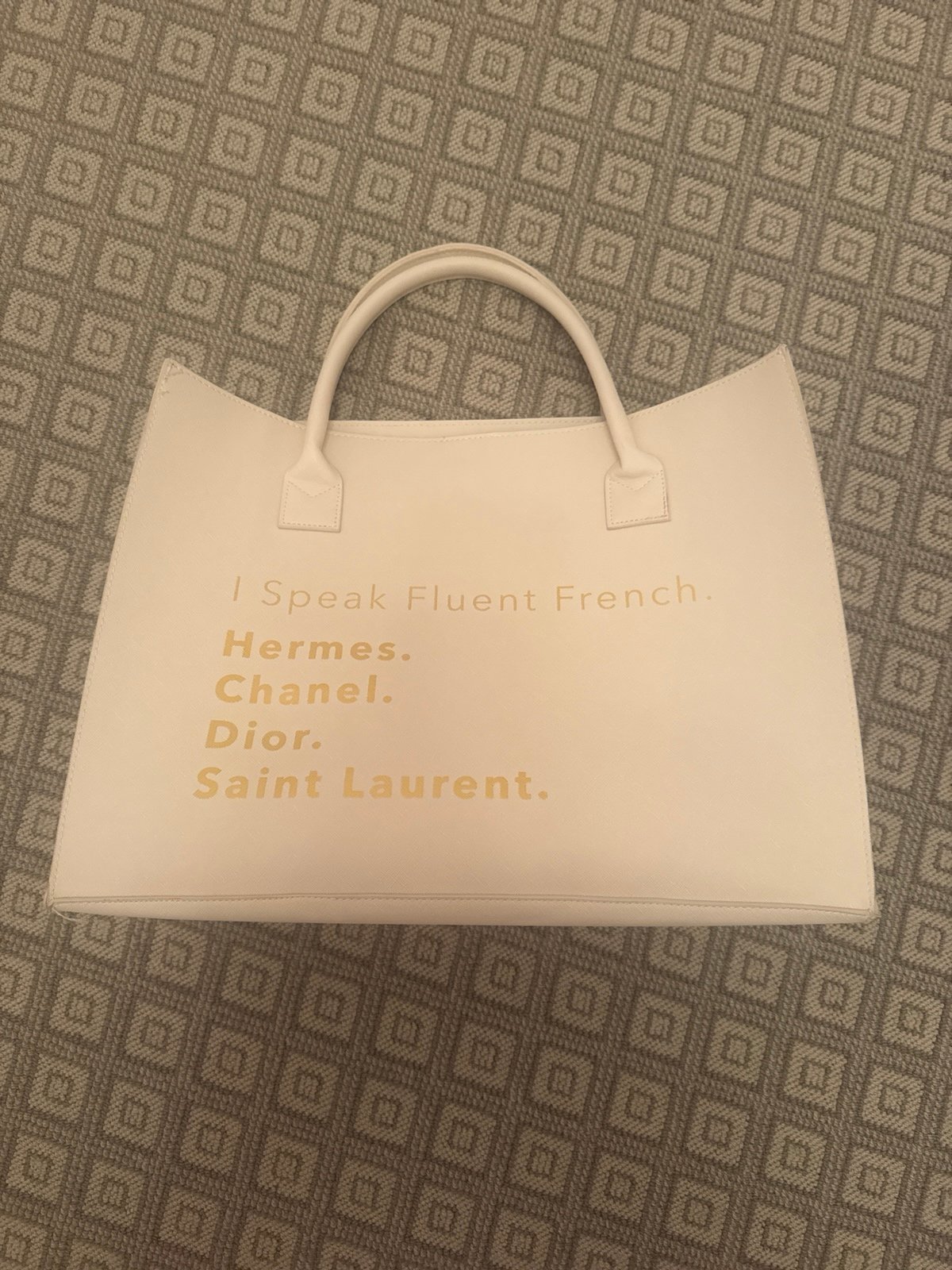 I Speak Fluent French Tote Bag