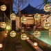 Globe String Lights, CMYK 20 Ft 40 Balls