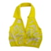 Noisy May Knit Halter Neck Top In Yellow Animal Print Size Small NWOT
