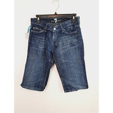 7 For All Mankind Y2K New Deadstock Capri Dojo's Size 28 Swarovski Crystallized