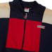 Vintage 80s Red White Blue Colorblock Full Zip Reebok Navy Men’s Large UK Logo