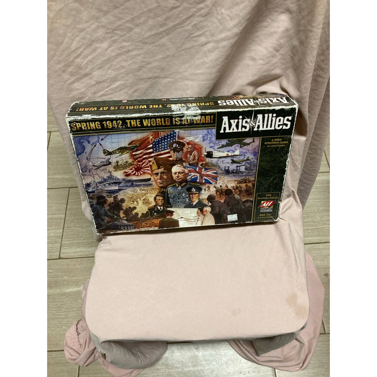 Spring Axis & Allies 1942 Board Game Avalon Hill WW II Strategy