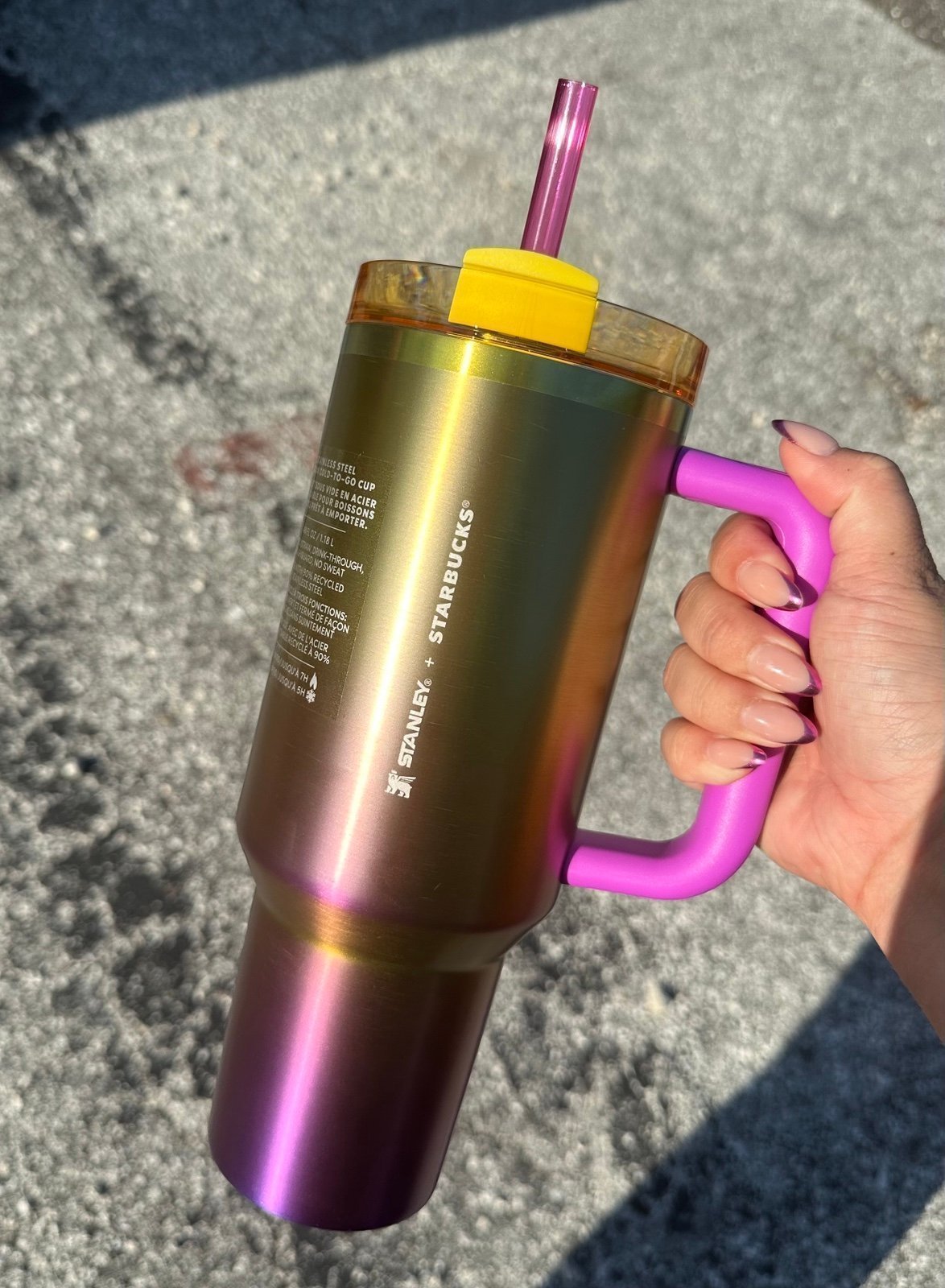 Stanley x Starbucks Summer Sunser Gradient 40 oz Tumbler