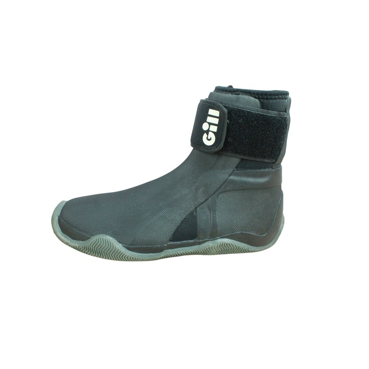 Gill Edge Men's Black Rubber Non-marking Waterproof Diving Water Boots Size 7.5