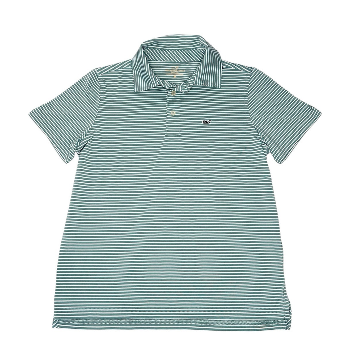 Vineyard Vines Striped Sankaty Polo Size Medium (12-14)