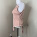 Free People Intimately Ribbed Bodysuit Pink Mauve Swoon First Call Sz Large Lace