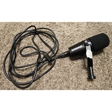 Shure MV7 XLR Podcast Dynamic Microphone - Black