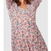 THE EAST ORDER Sophie Mini Dress Peach
