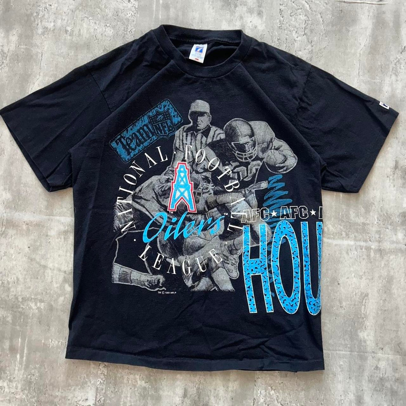 Vintage 1990s houston oilers nfl