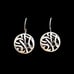 SILPADA Oxidized Sterling Silver Intertwined Circle Knot Earrings W1690