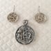 SILPADA Oxidized Sterling Silver Intertwined Circle Knot Earrings W1690