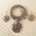 SILPADA Oxidized Sterling Silver Intertwined Circle Knot Earrings W1690