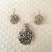 SILPADA Oxidized Sterling Silver Intertwined Circle Knot Earrings W1690