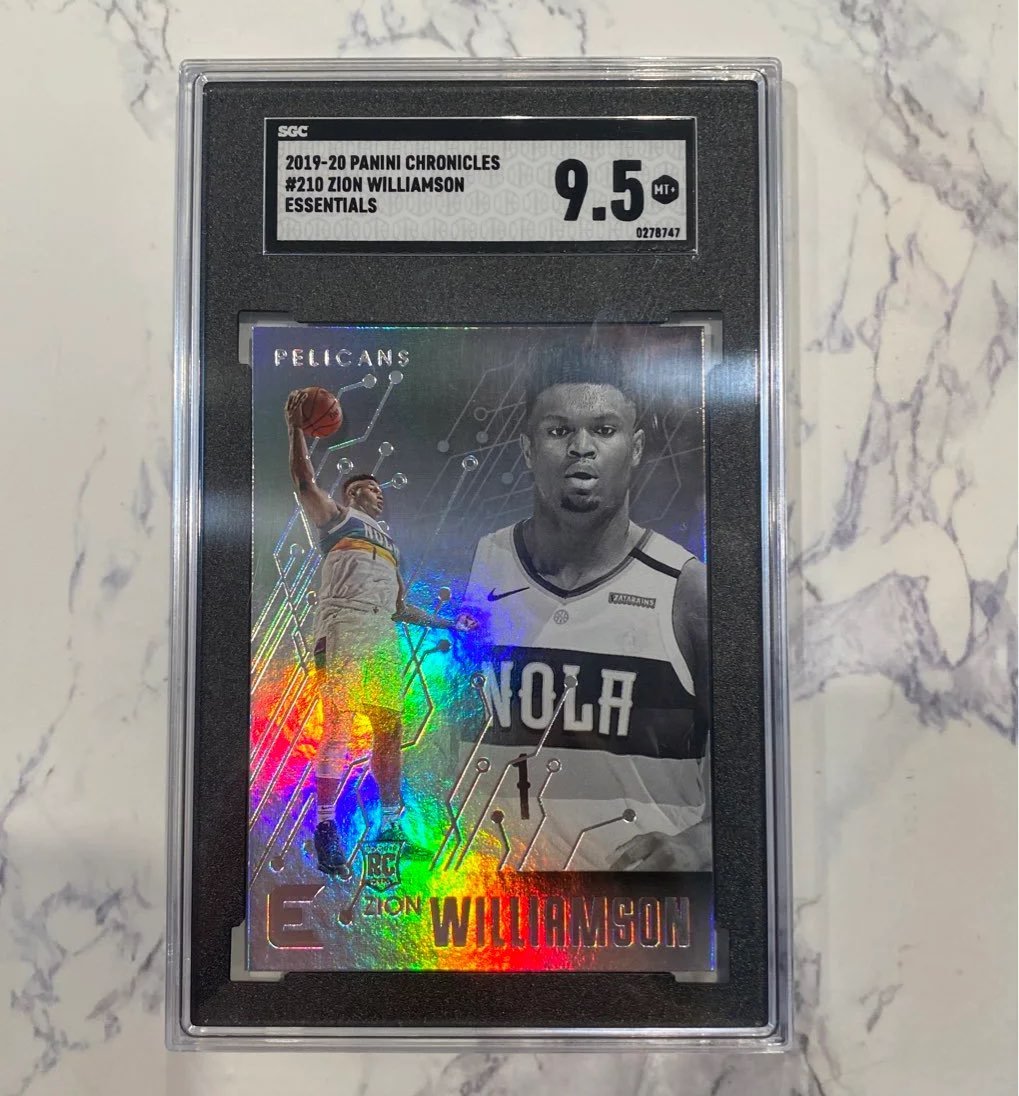 Zion Williamson Panini Chronicles #210 Essentials SGC 9.5 Mint