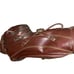 Ron Miller Golf Bag Maroon Pro Model Faux Alligator Vinyl Vintage With Cover