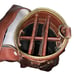 Ron Miller Golf Bag Maroon Pro Model Faux Alligator Vinyl Vintage With Cover