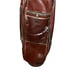 Ron Miller Golf Bag Maroon Pro Model Faux Alligator Vinyl Vintage With Cover