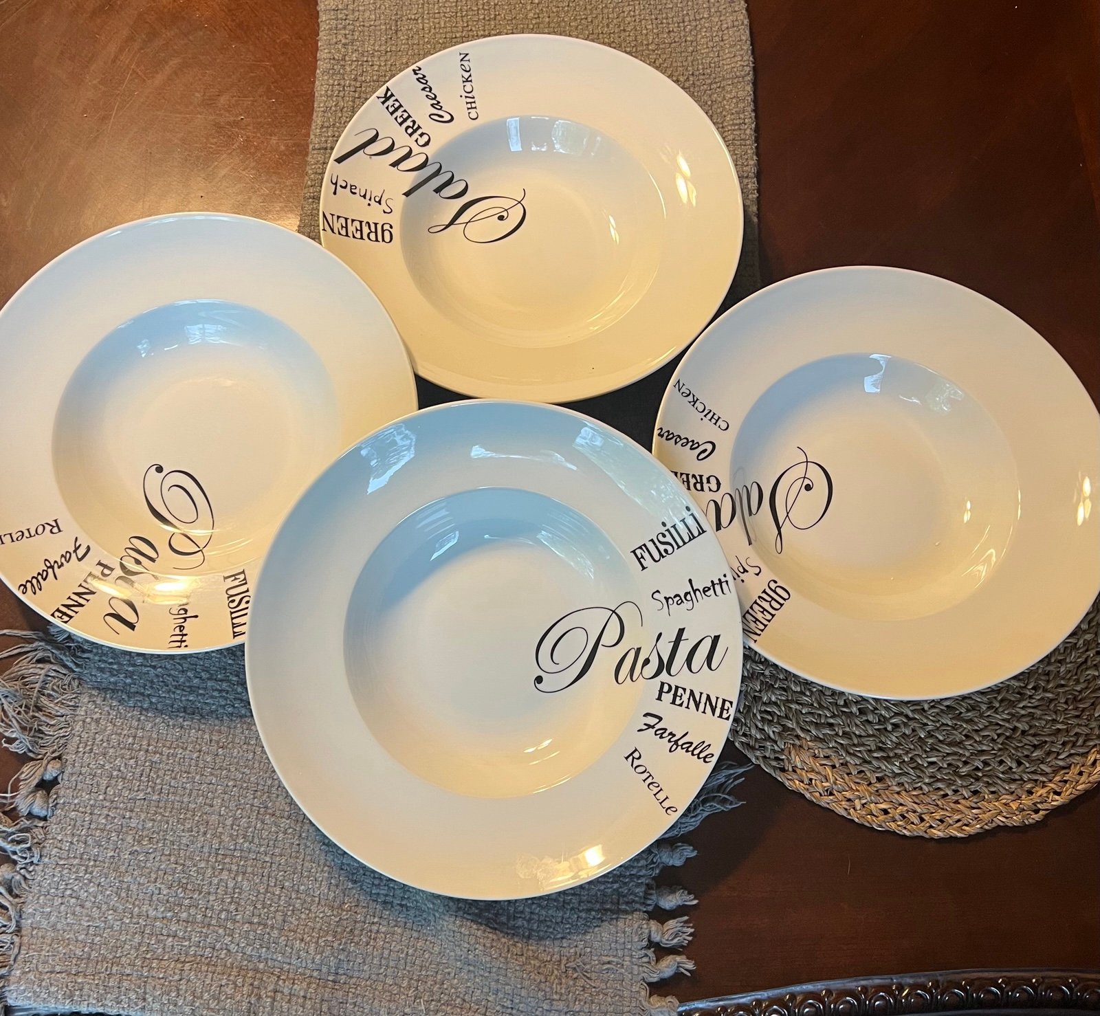 Pasta bowls