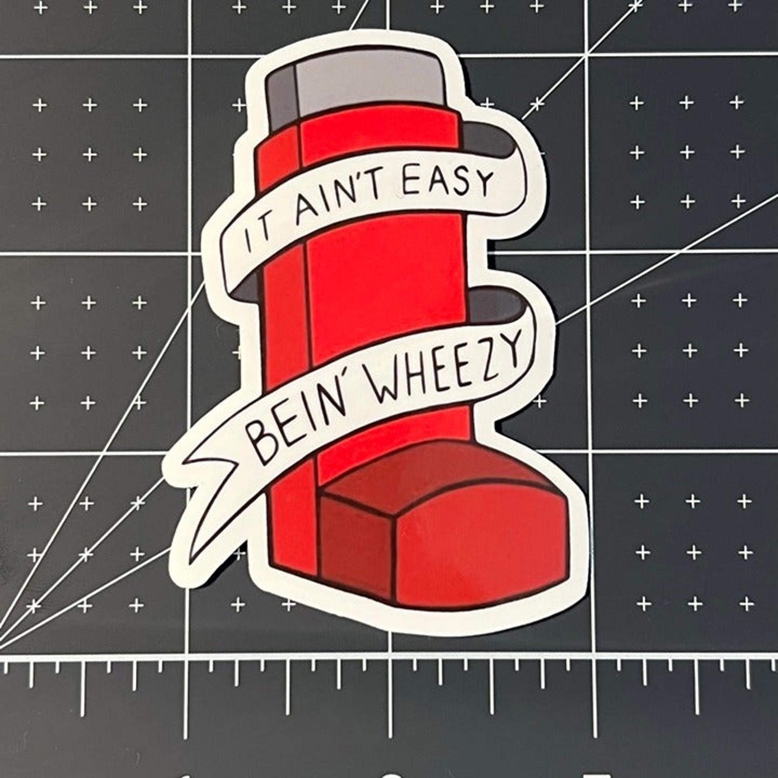 waterproof sticker - wheezy