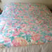 Vintage 1992 Gloria Vanderbilt Reversible Glorious Dream Full Comforter Pastel
