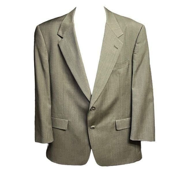 Hart Schaffner & Marx Sport Coat Dillards 44R Softly Tailored Pure Virgin Wool