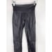 Spanx Women's Sz M Faux Leather Moto Leggings Textured Shaping Stretch Black