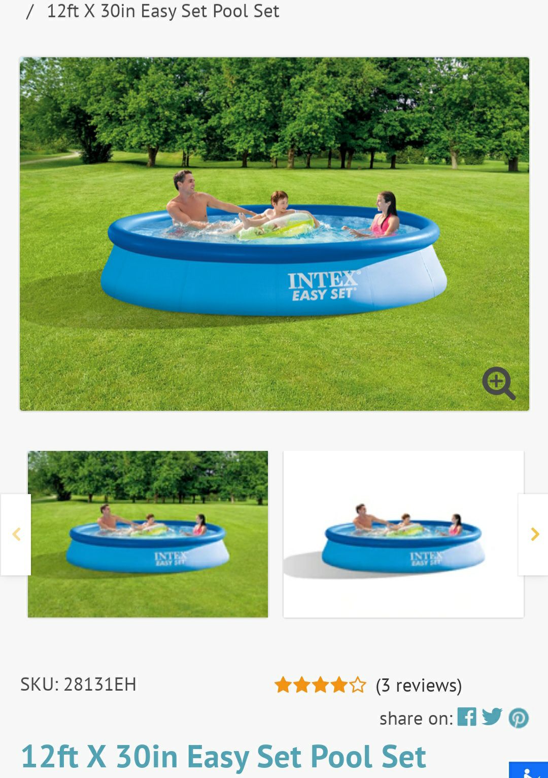 12 FT Family Pool