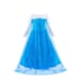 New Princess Blue Flowy Girl's Dress Deluxe Costume 9/10 YO W/t Accessories