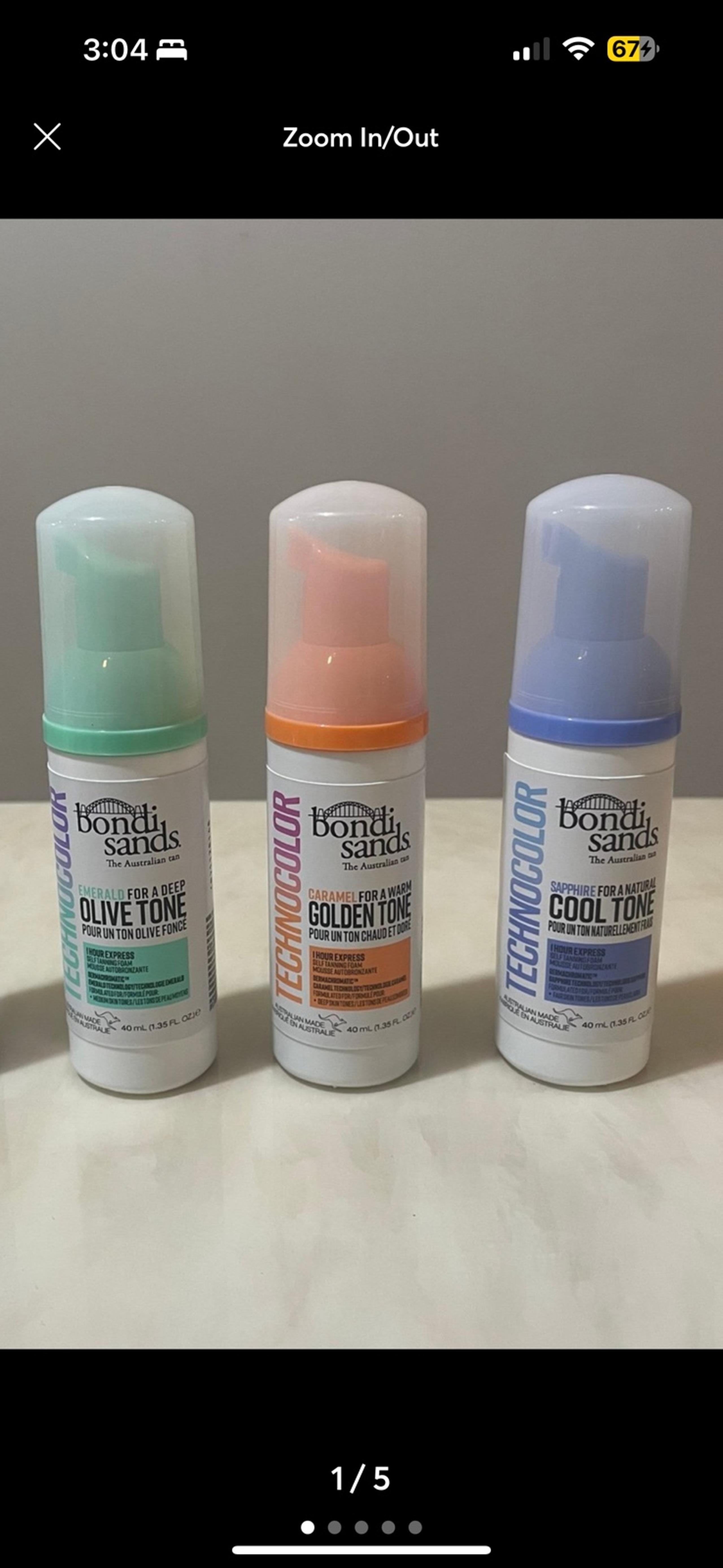 bondi sands technicolor self tan bundle