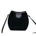 Cache' Vintage Black Velvet and Satin Evening Bag