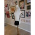 Cache' Vintage Black Velvet and Satin Evening Bag