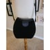 Cache' Vintage Black Velvet and Satin Evening Bag