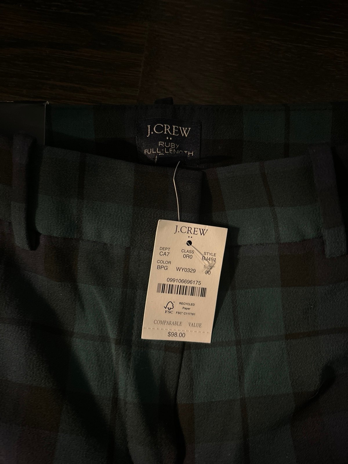 J.Crew Ruby full length pants