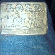 Gold Rush Era Belt Buckle