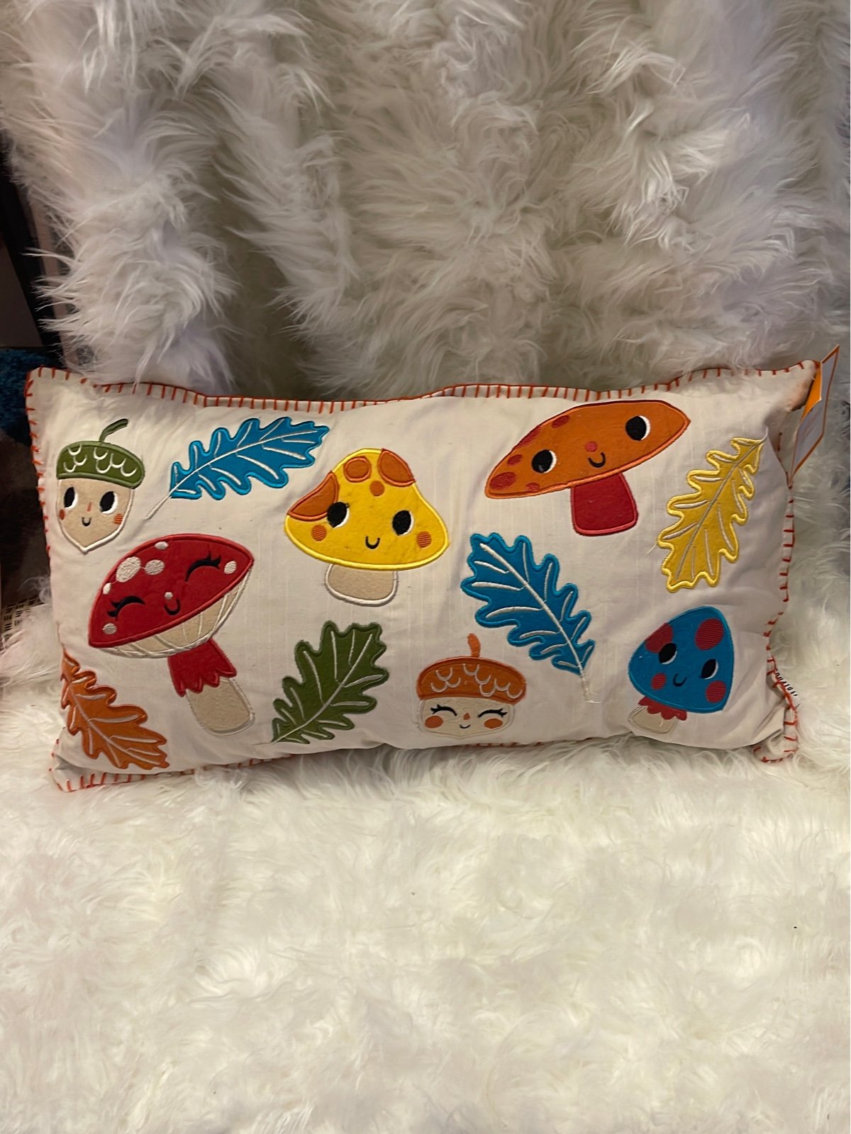 Fall Mushroom Pillow Super Cute