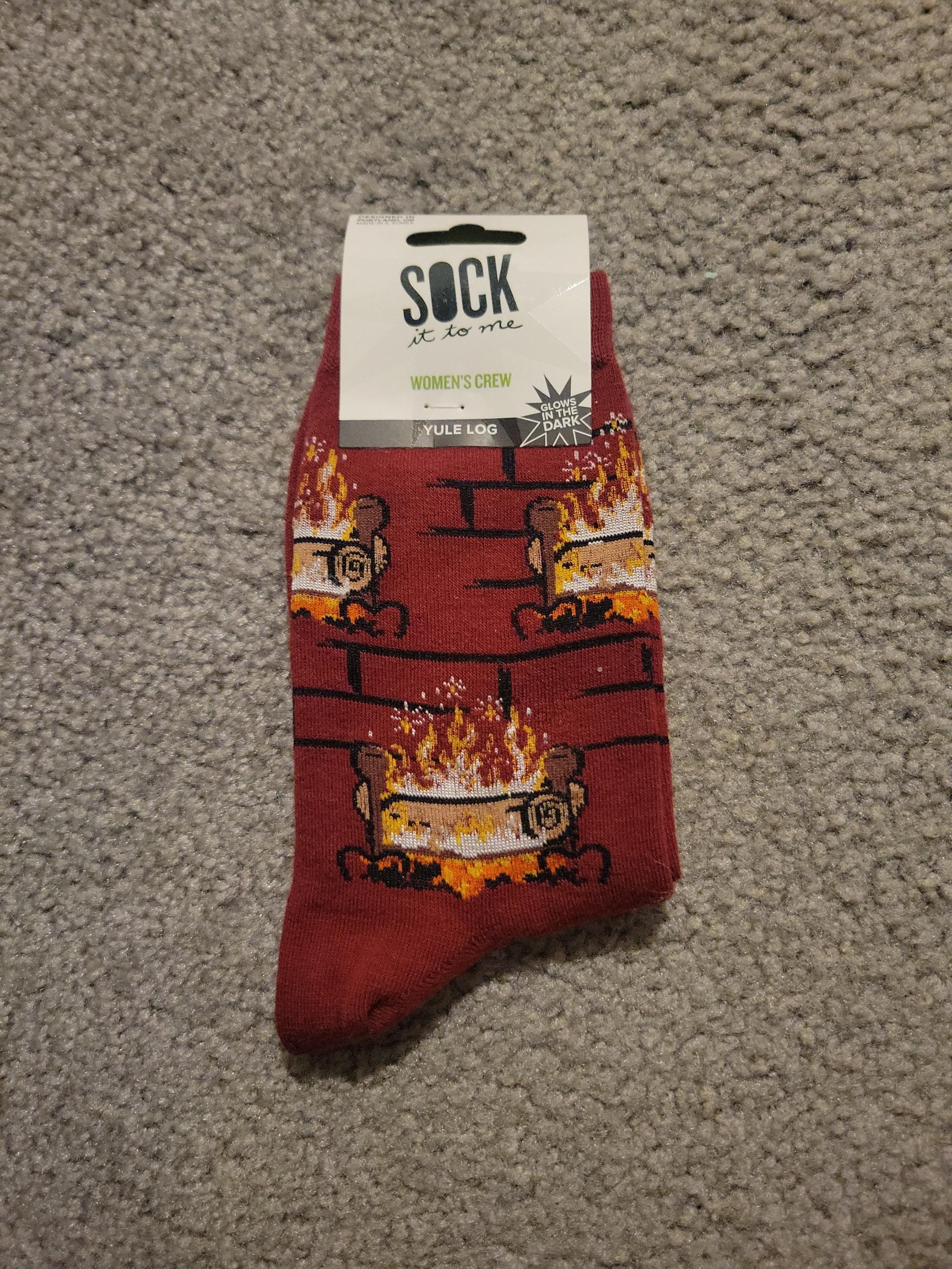 Sock it to me - Yule Log Socks